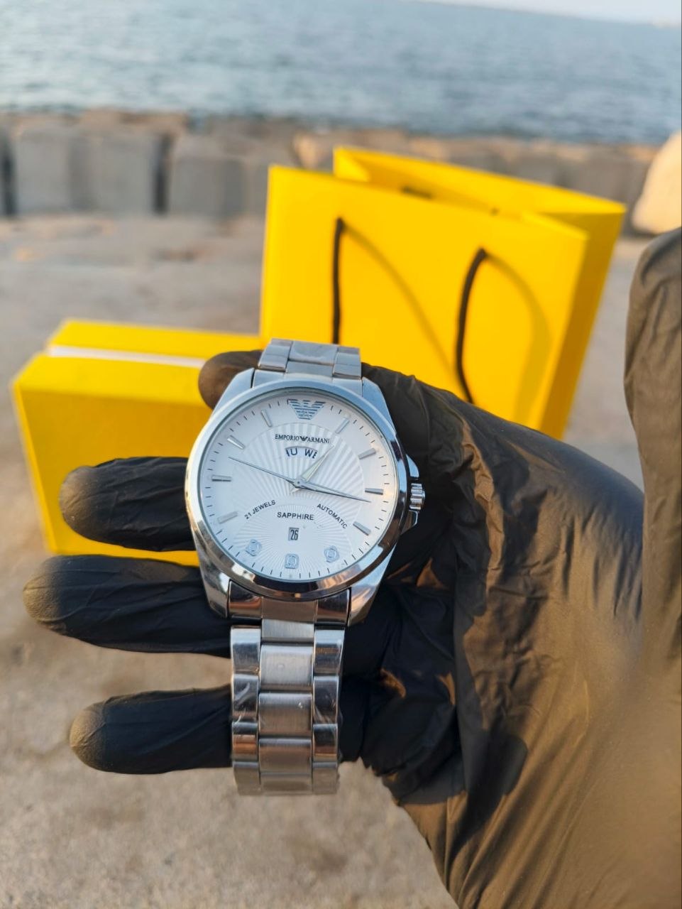 Emporio Armani – stainless steel